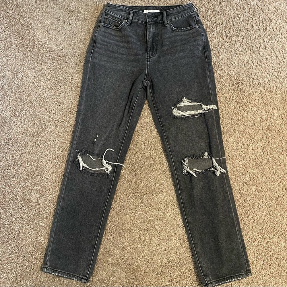 PACSUN light wash black  jeans. 25